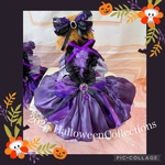 🎃HALLOWEEN🎃 リンクコーデにもおすすめ！バルーンスカートがキュートなハロウィンドレス〜パープル〜