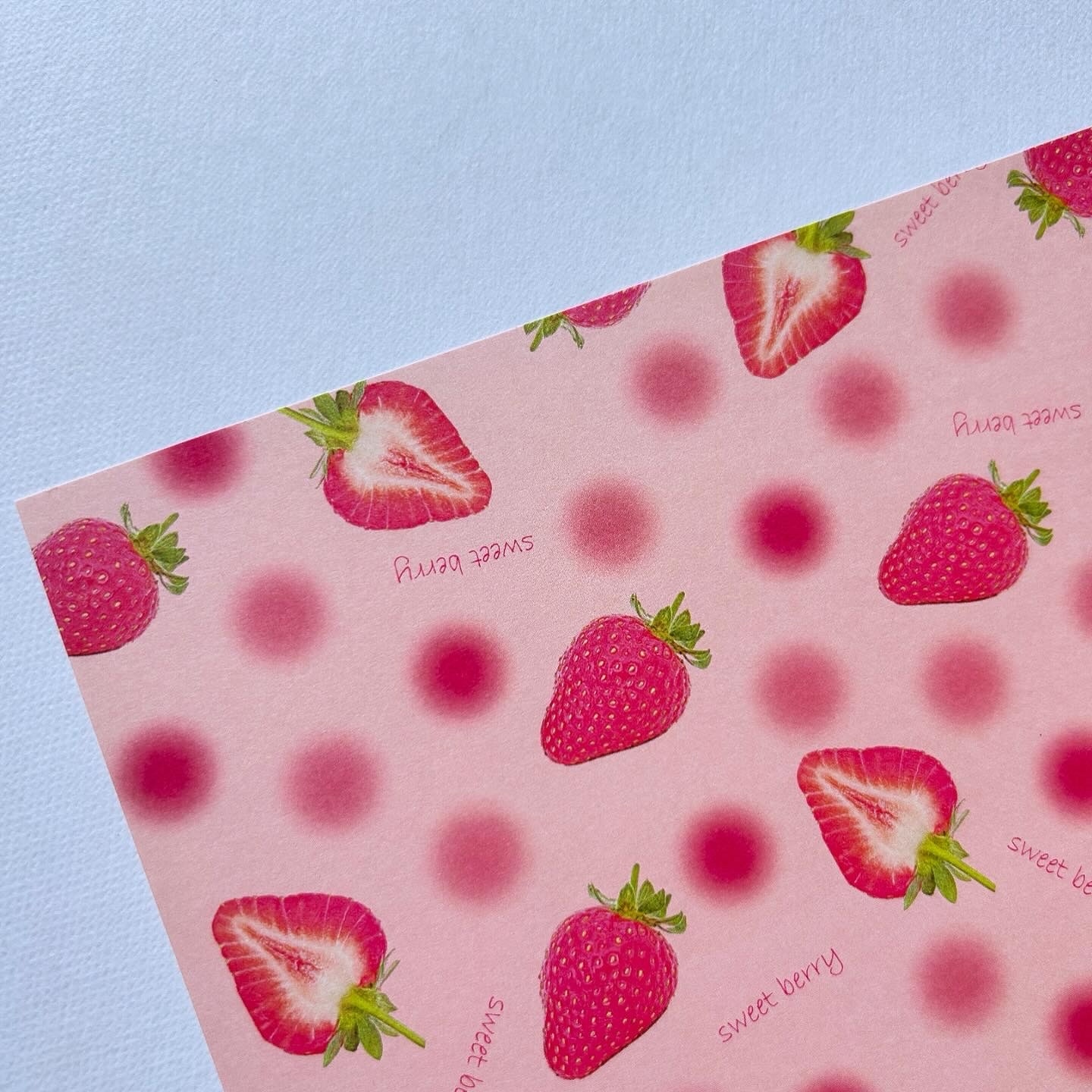 デザインペーパー まとめ売り 1500枚② Cherish365【Strawberry Farm】A4 デザインペーパー 10枚 CHO665