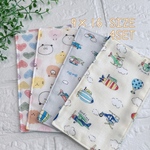 小さい手にちょうど良い ハーフハンカチ 幼児ハンカチ 小さいハンカチ ガーゼハンカチ