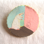 rat  brooch