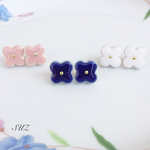 美濃焼✳︎お花のレトロピアス/イヤリング