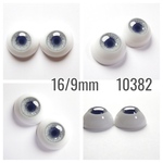 10382 ✤ 16/9mm ドール用アイチップ 彫刻TYPE