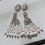 PINK PEARL TASSEL PIERCE