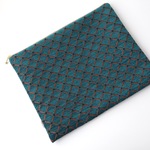 [ yakoyako0822様専用オーダー品 ] モロッコ生地 大きめフラットポーチ 