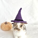 ハロウィン 魔女帽子 うさぎ⋆ペット⋆ぬいぐるみ