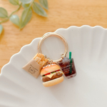 チーズバーガーセット　キーリング