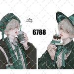 original sticker « no.6788💚»     //     人物ステッカー オリジナルステッカー オリジナル人物ステッカー ステッカー cotton melody ミニステッカー