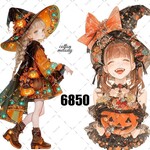 original sticker « no.6850 »     //     人物ステッカー オリジナルステッカー オリジナル人物ステッカー ステッカー cotton melody ミニステッカー