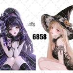 original sticker « no.6858 »     //     人物ステッカー オリジナルステッカー オリジナル人物ステッカー ステッカー cotton melody ミニステッカー