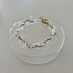 ☽.clear chain bracelet Ⅱ