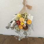 カボチャとアジサイのハーブスワッグ
