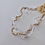 ☽.clear chain bracelet Ⅱ
