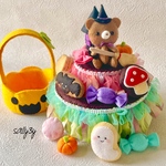 ハロウィンケーキ♡フェルトままごと♡インテリア