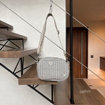 イブルのかわいいショルダーバッグ（グレー＆チェリー🍒）