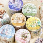 【セット売り】美麗花園シリーズ　PETマスキングテープ　コラージュ素材　6種セット