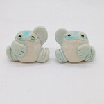 まねきがえるペア（水色）