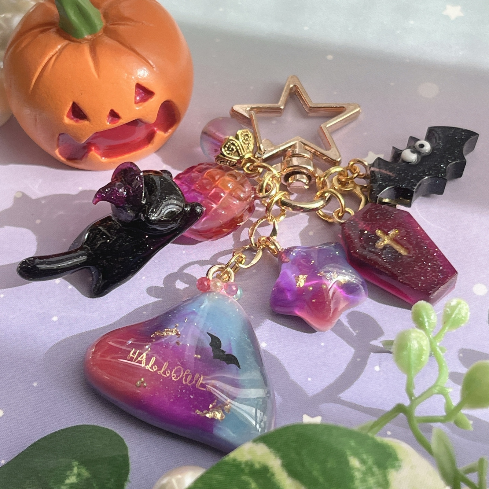 桜咲く可愛いヘアゴム レジン ヘアゴム ヘアアクセサリー 桜 ピンク