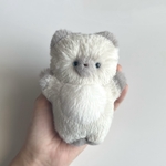 小さなシャム猫【グレー】