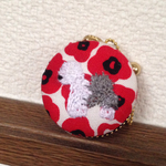 オールドイングリッシュシープドッグ の刺繍  U^ェ^Uマカロンコインケース