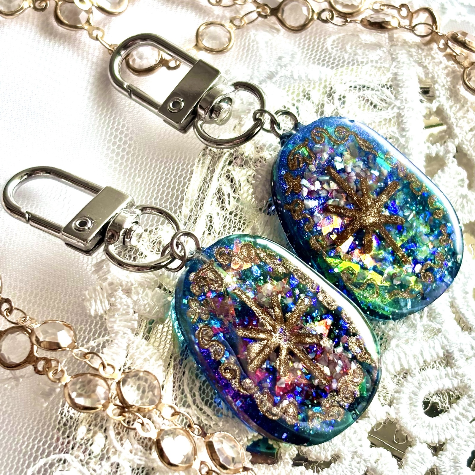 14kgfジュエリウムピアス 天然石 14kgf ジュエリウムドロップ ルビー ピアス