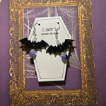 ハロウィン コウモリ ピアス