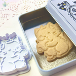 🎀 🐱💖ラブリーキャットリボンクッキー型1号 （フレーム＆スタンプ）💖🐱🎀