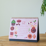 2026年カレンダー　12ヶ月のごほうびあつめ