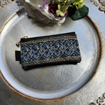 インド刺繍リボン　メイクポーチ　コインケース