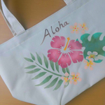 ハワイアン　トートバッグ