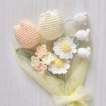 毛糸の花束 枯れない花 ニットフラワー プレゼント
