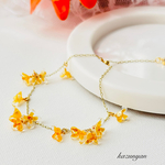 金木犀のブレスレット 秋冬