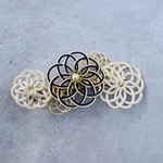 水引ヘアクリップ　満月