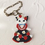 【猫バッグチャーム】いちごちゃん