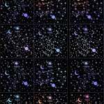 SE.48星座冬春秋夏ホロ30mmハガキ　レジン用