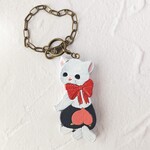 【猫バッグチャーム】魅惑のプリティーちり