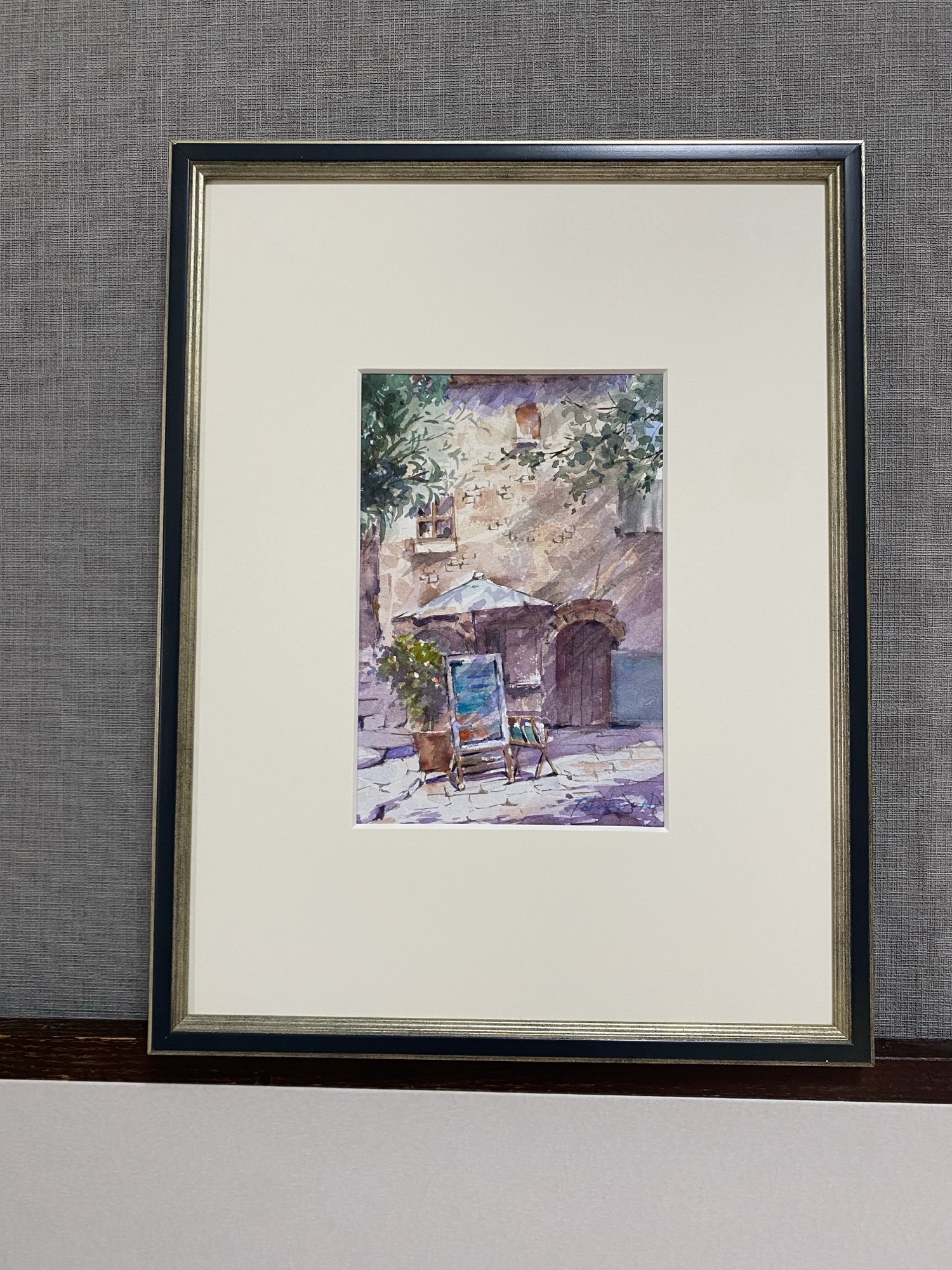 23）原画 ヨーロッパの街 水彩画 風景画 - magritte-taka