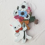 【壁飾り】花束配達便ねこ支店