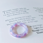 🎥【ハイブリッドオパール（人工オパール）】人魚の鱗リング