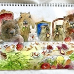 2026年 動物カレンダー 【うさぎ多め】