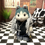 シルバニア　お兄さんのアメカジコーデセット　（黒シャツバージョン）