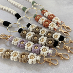 【23色から選べる】お花のスマホショルダー