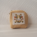 【森のスタンプラリー/bird ver】動物刺繍入りポーチ