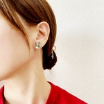 ✨再販✨シェルのラウンドピアス／イヤリング