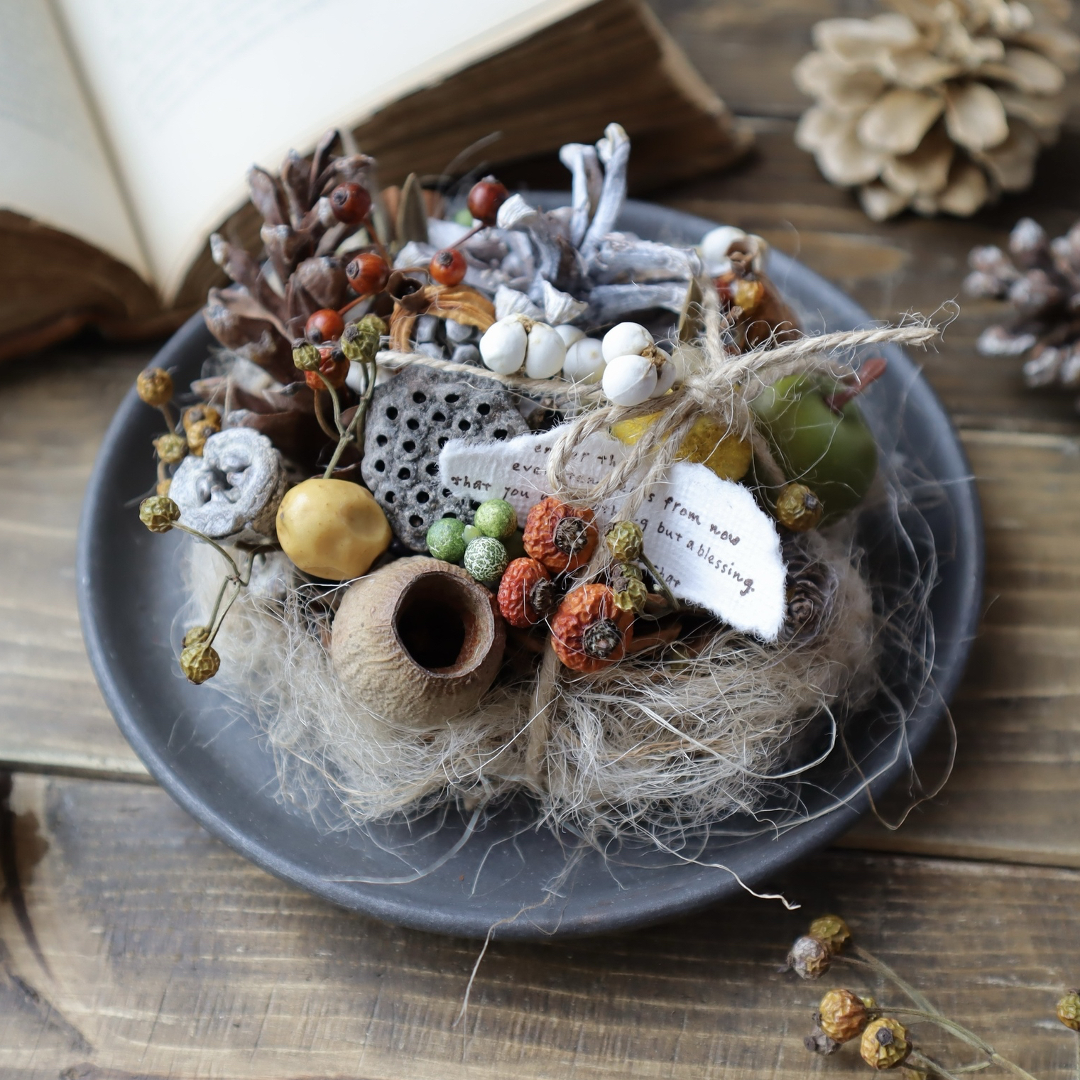 クレッセントリース♡秋の足音 クレッセントリース♡秋の足音 個性的 - リースの人気通販 | minne