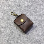 ミニ小銭入れ・キーホルダー[革色・ステッチ色多数有り]