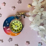 ぴーちゃん工房　バックチャーム　（時計）　新作作品
