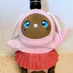 ヒッコリー赤ライン白 プリーツスカート
