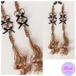 ブロンドブラウン🤎引っかけるだけハートポイントエクステ 