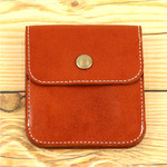 ぺったんこ 財布 BROWN 本革 栃木レザー