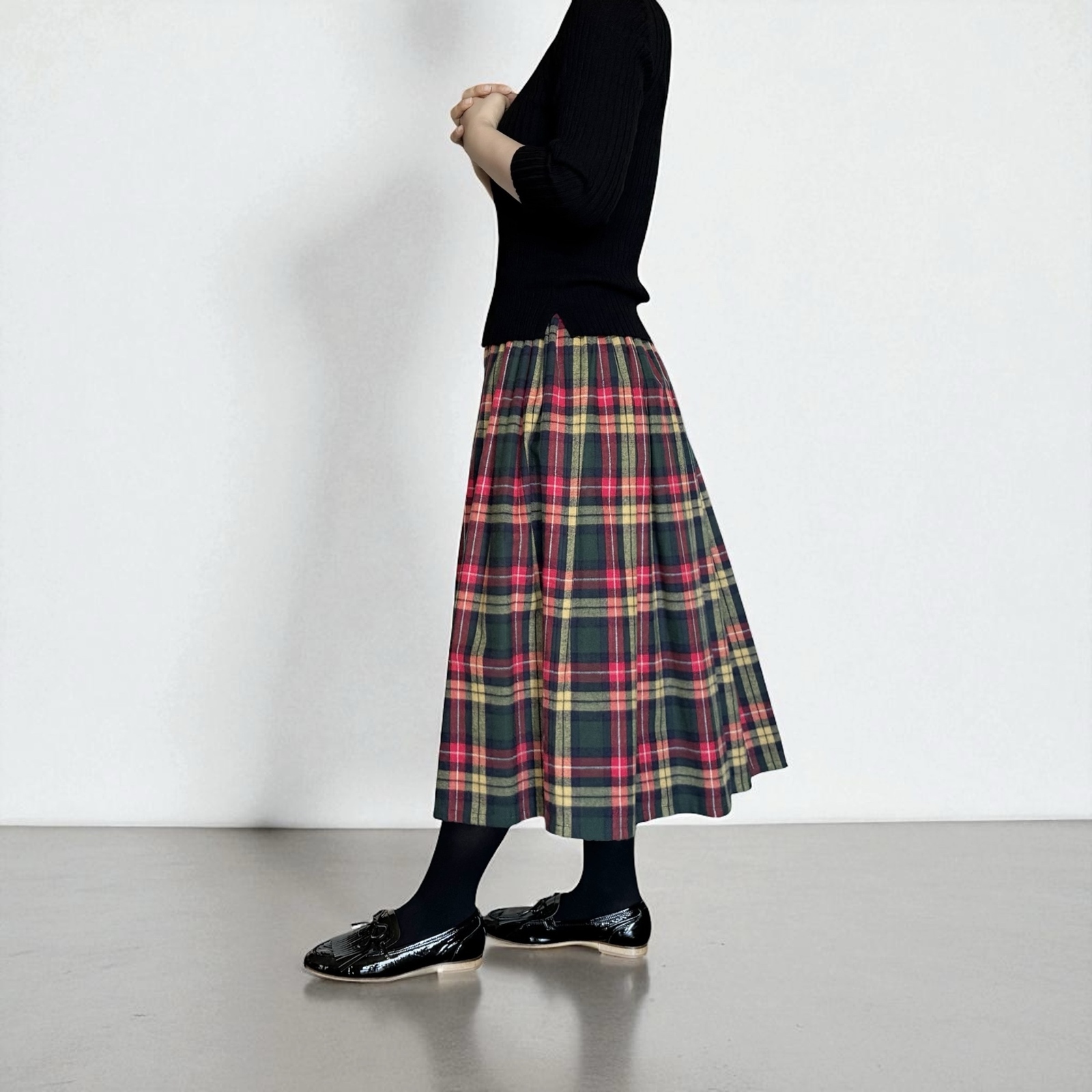 ミモザのギャザースカート 生成り - AND-FIRIA'S GALLERY | minne